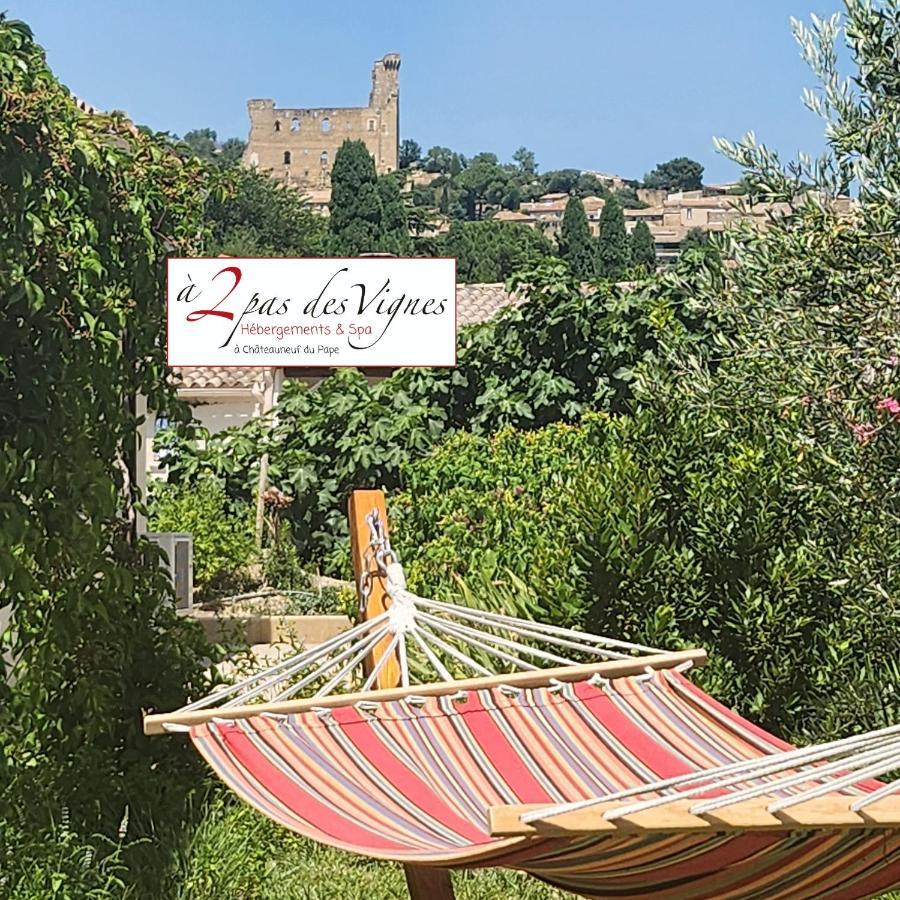 A 2 Pas Des Vignes, Hebergements Et Spa, Maison Numero 6, A Chateauneuf Du Pape Kültér fotó
